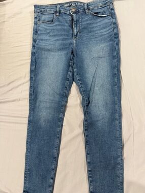 American Eagle Outfitters Dark Blue Denim Jeans - Short